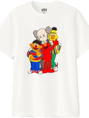 Uniqlo X Kaws X Sesame Street Group Tee